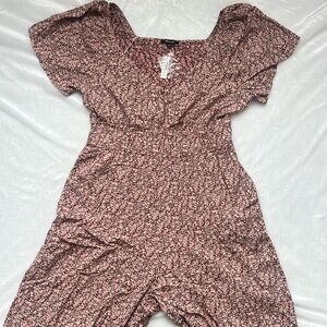 Madewell - XL - Wide Leg Floral Jumpsuit